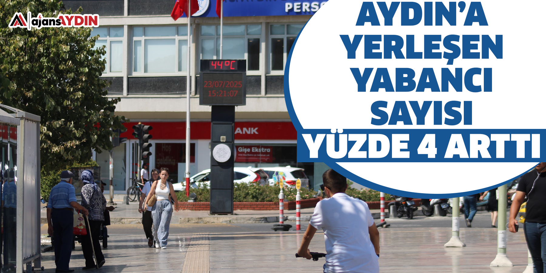 Aydın’a yerleşen yabancıların sayısı bir yılda yüzde 4 arttı