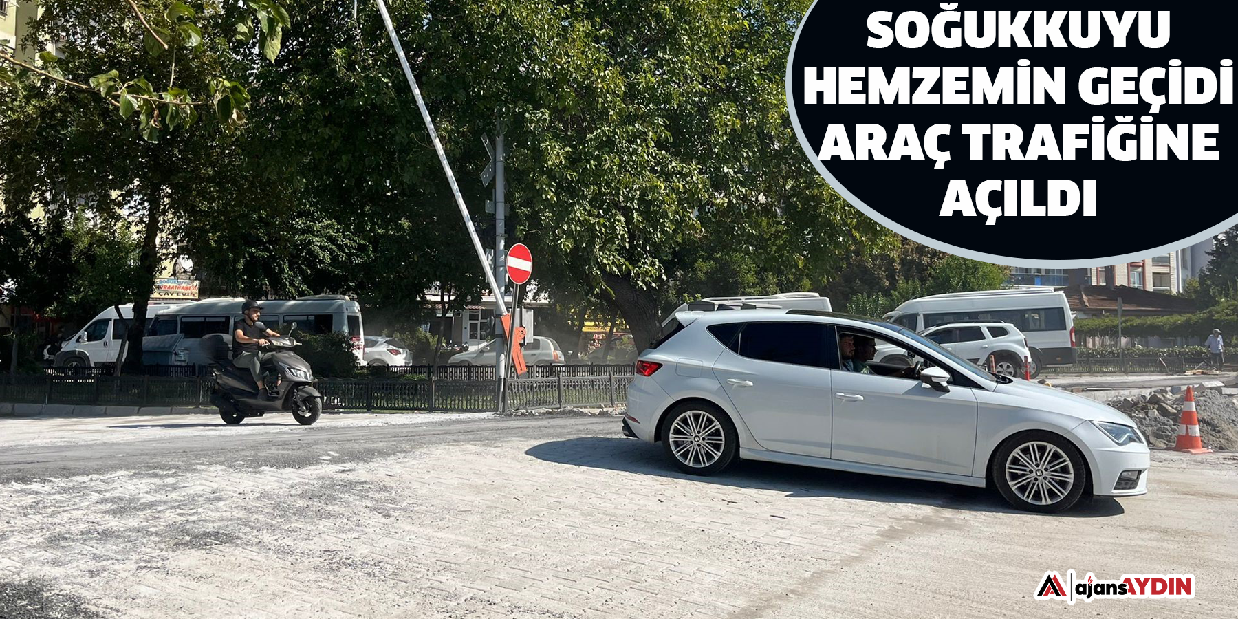 Soğukkuyu hemzemin geçidi araç trafiğine açıldı