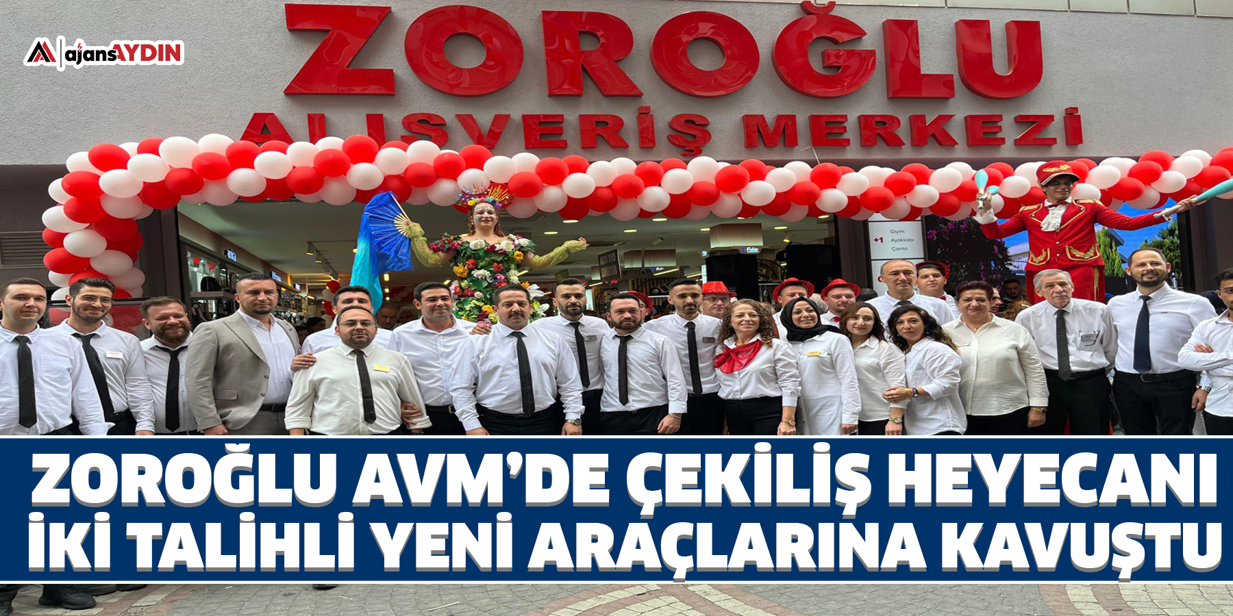 Zoroğlu AVM’de Çekiliş Heyecanı: İki Talihli Yeni Araçlarına Kavuştu