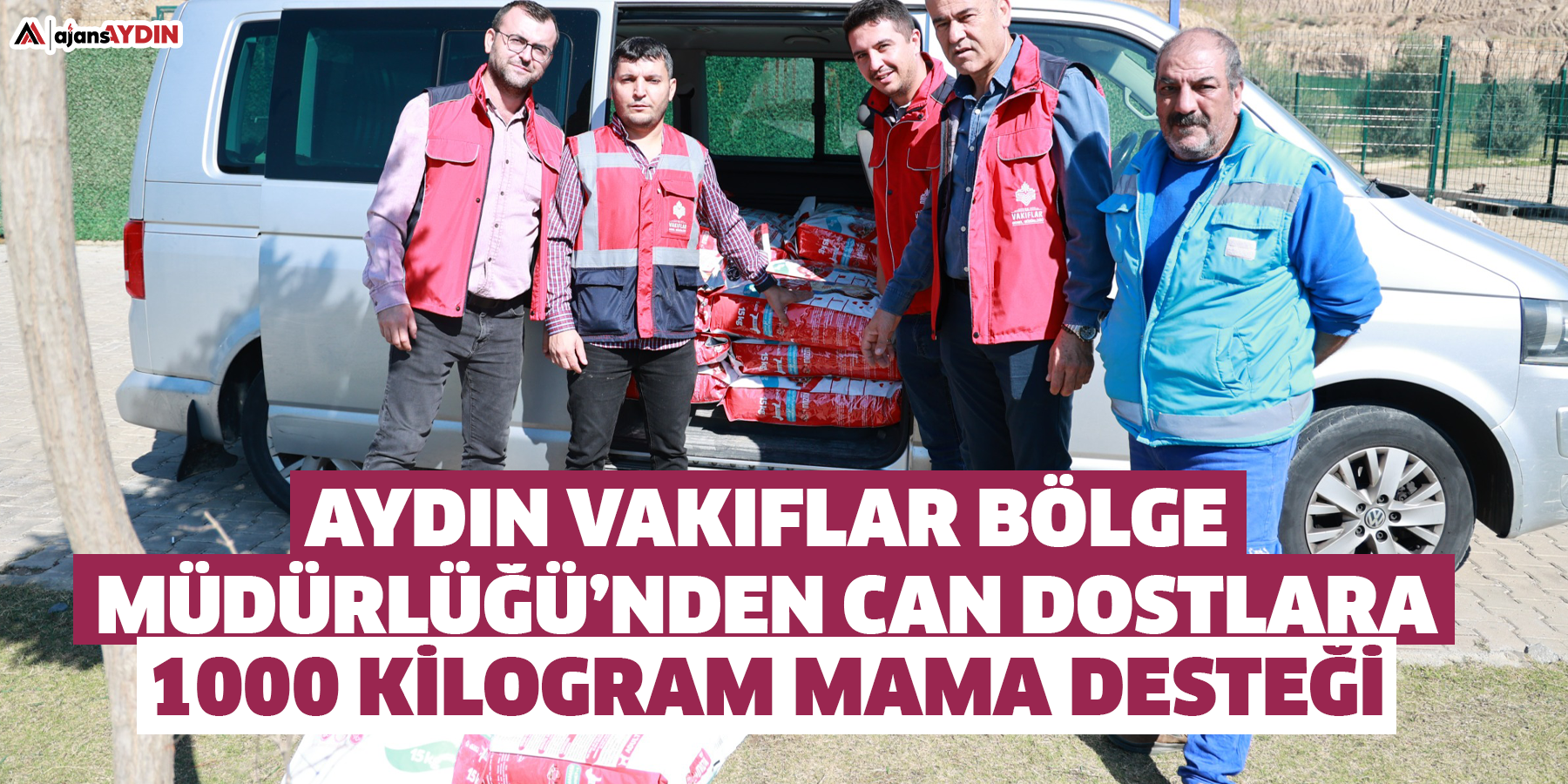 Aydın Vakıflar Bölge Müdürlüğü’nden Can Dostlara 1000 Kilogram Mama Desteği