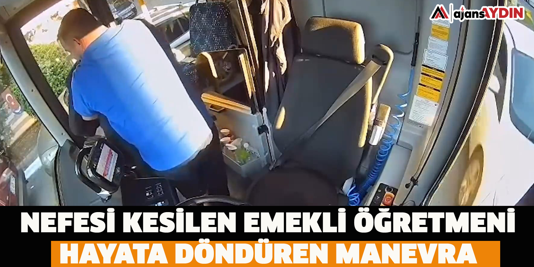Nefesi kesilen emekli öğretmeni hayata döndüren manevra
