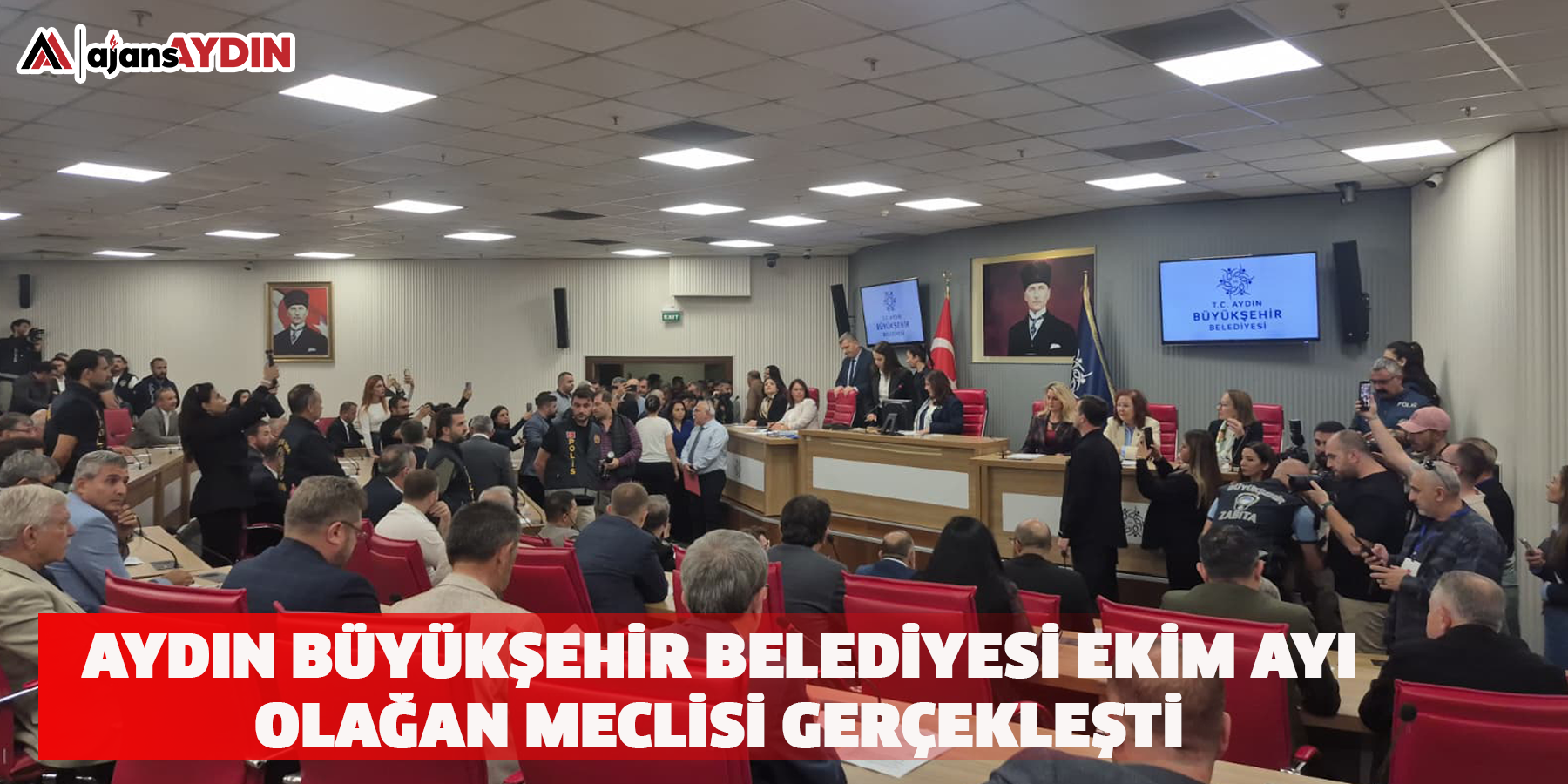 Aydın Büyükşehir Belediyesi Ekim ayı Olağan Meclisi gerçekleşti.