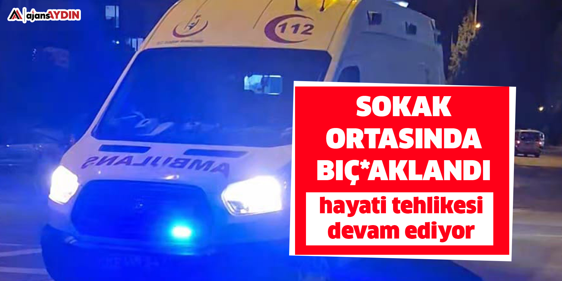 Aydın’ın Efeler ilçesinde çıkan tartışma kanlı bitti.