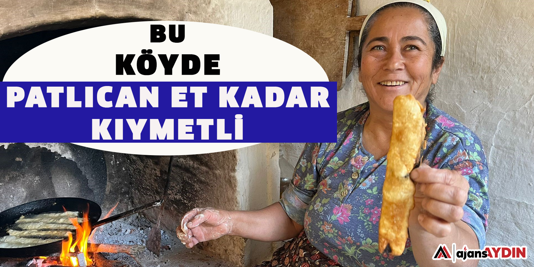 Bu köyde patlıcan et kadar kıymetli