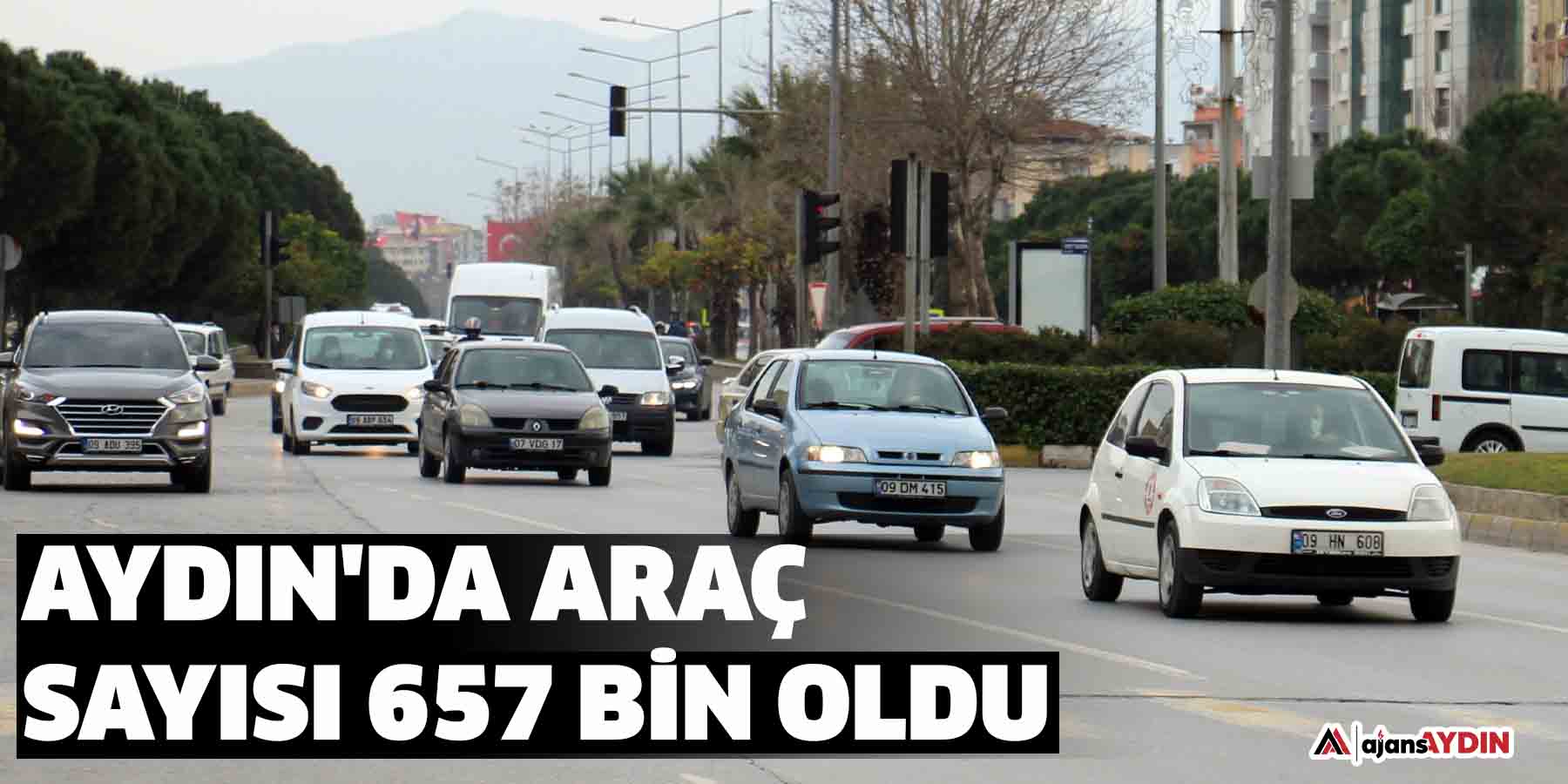 Aydın'da araç sayısı 657 bin oldu