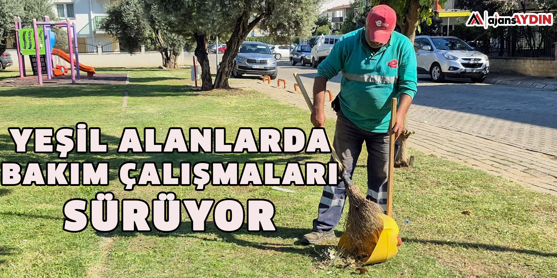 Yeşil Alanlarda Bakım Çalışmaları Sürüyor