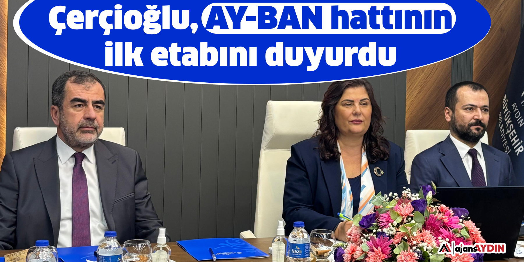 Çerçioğlu, AY-BAN hattının ilk etabını duyurdu