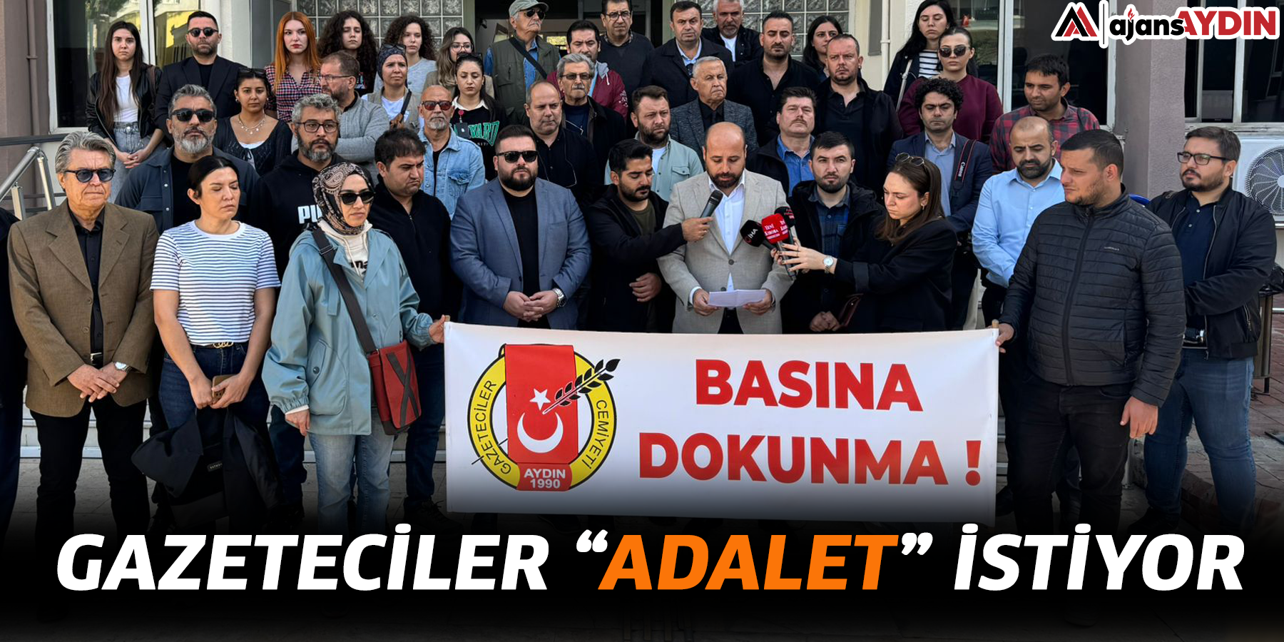 Gazeteciler adalet istiyor
