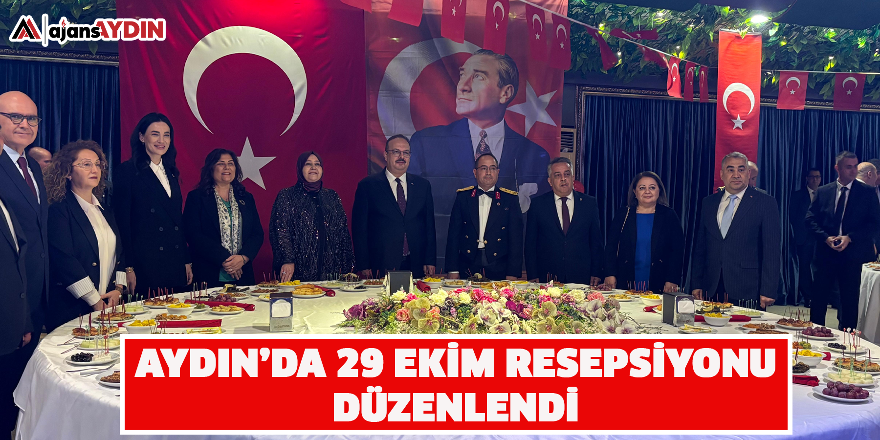 Aydın’da 29 Ekim resepsiyonu düzenlendi