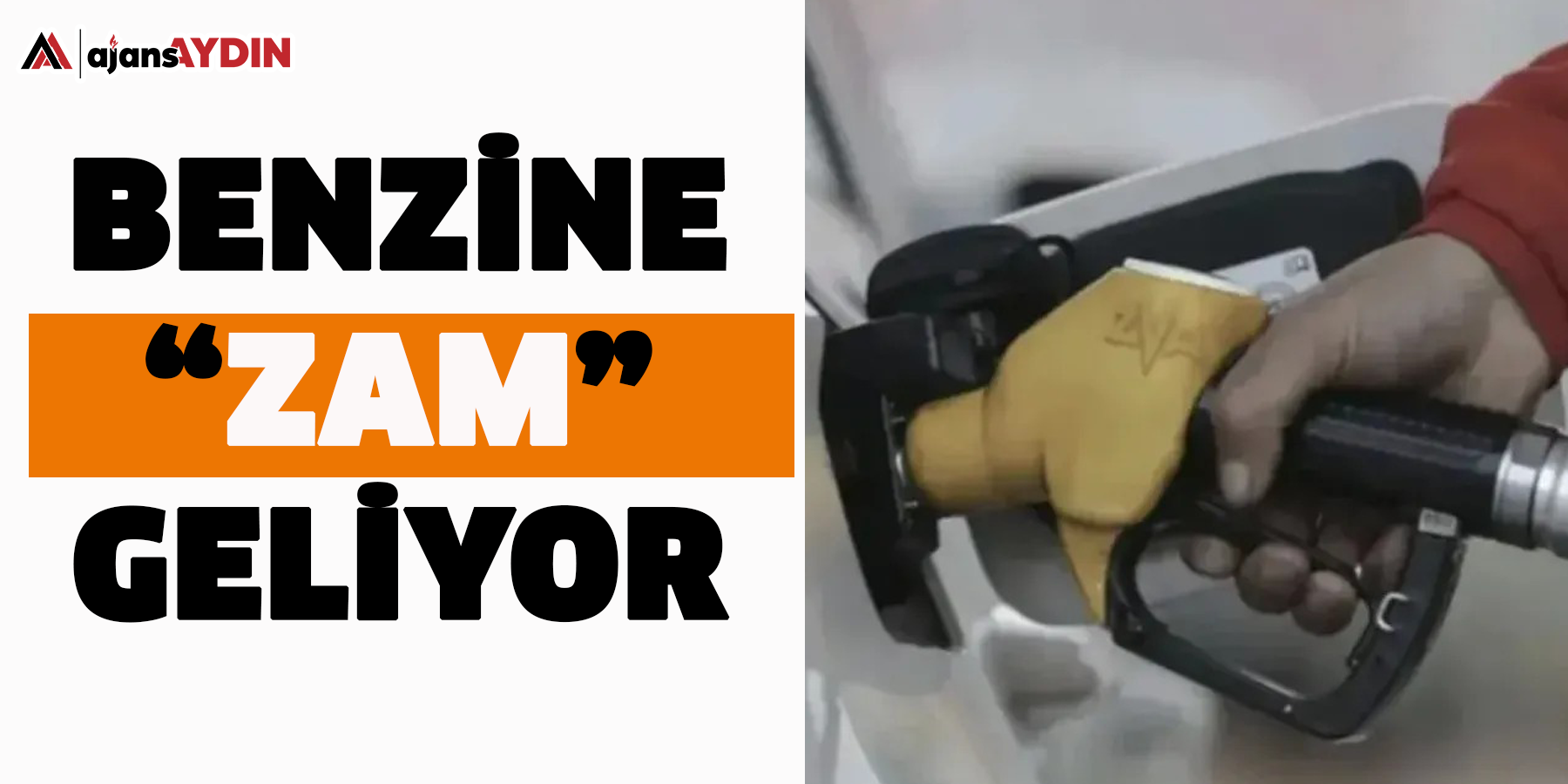 Benzine zam geliyor