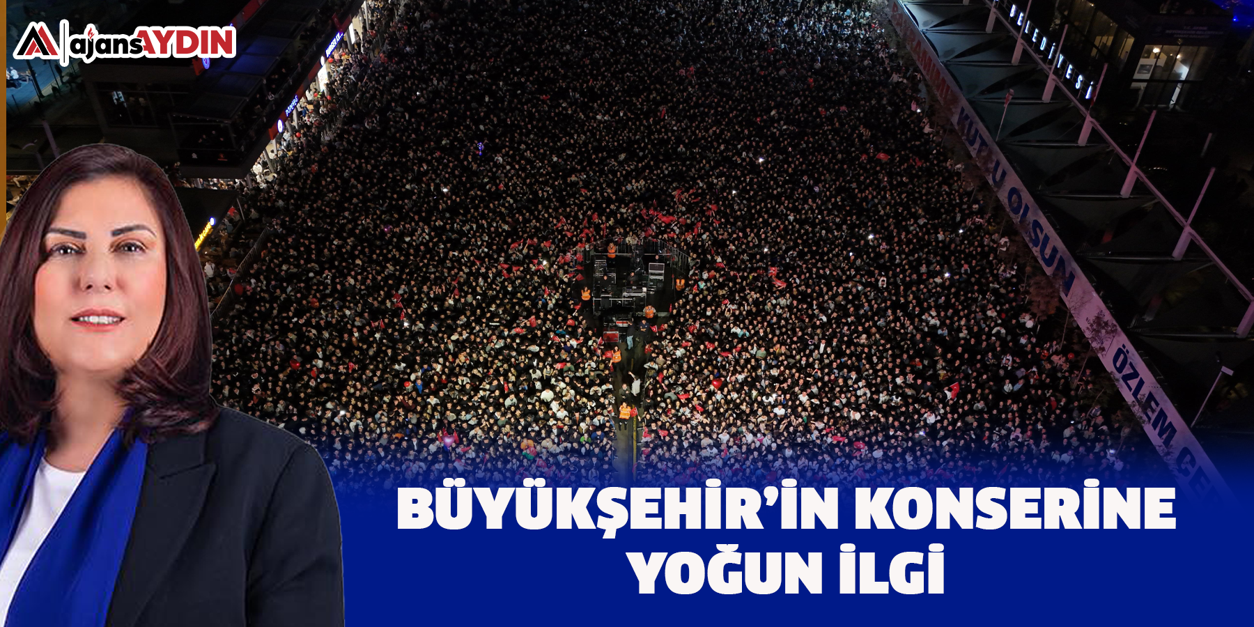Büyükşehir’in konserine yoğun ilgi