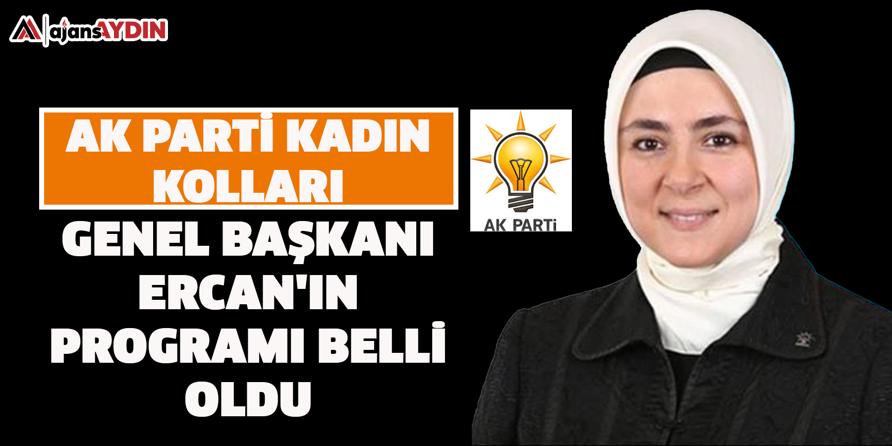 AK Parti Kadın Kolları Genel Başkanı  Ercan'ın programı belli oldu