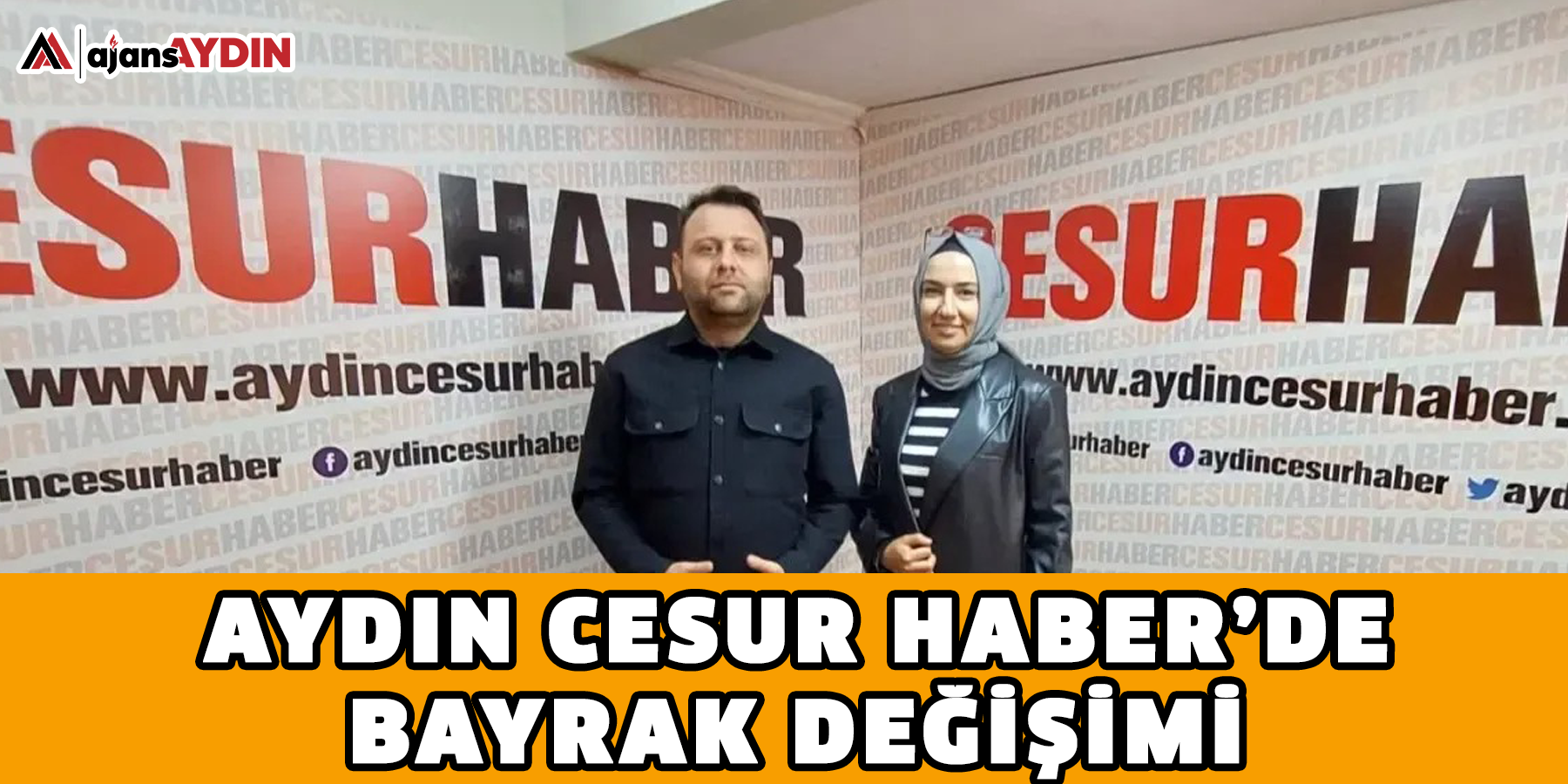 Aydın Cesur Haber’de bayrak değişimi