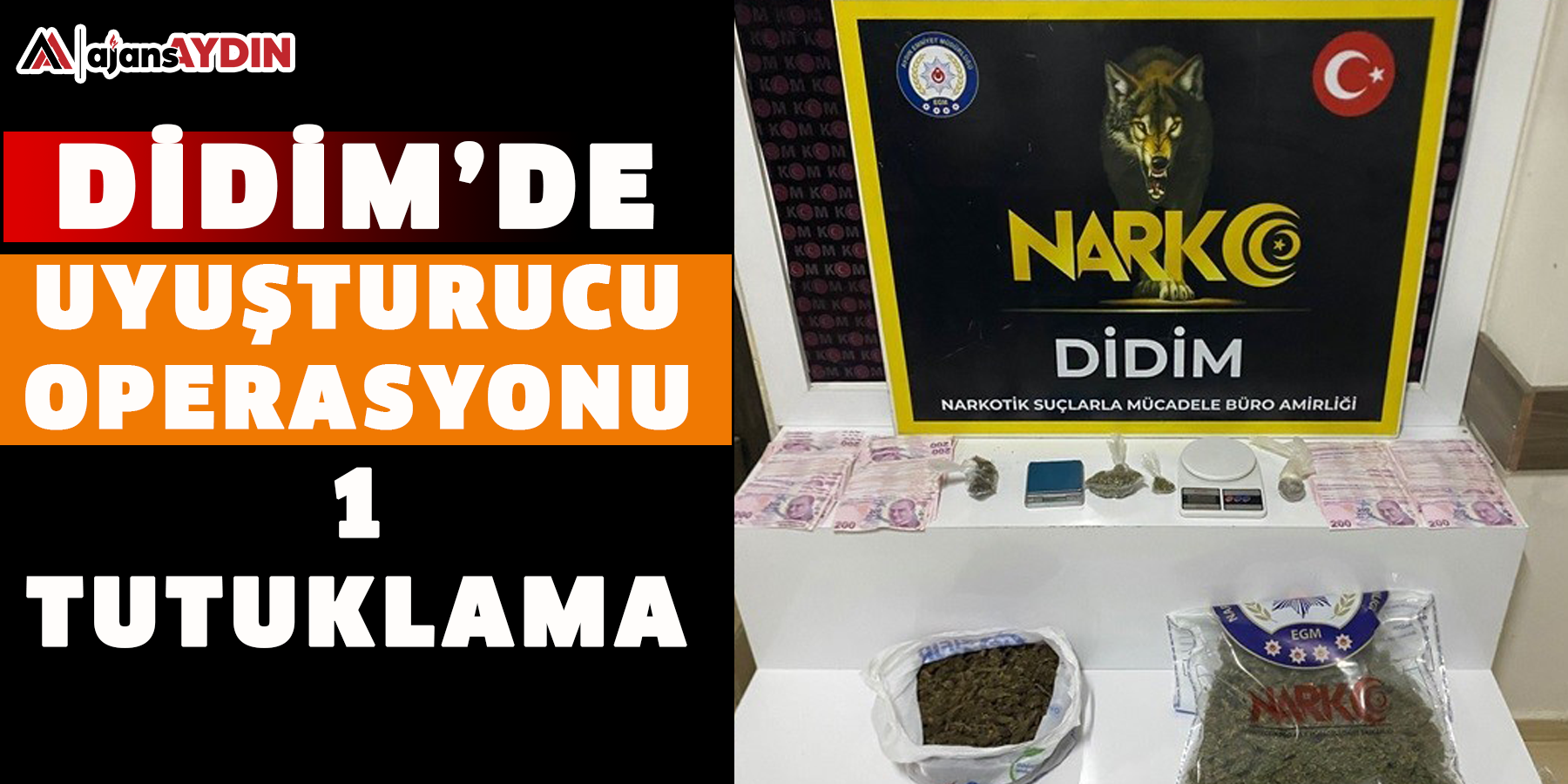 Didim’de uyuşturucu operasyonu: 1 tutuklama