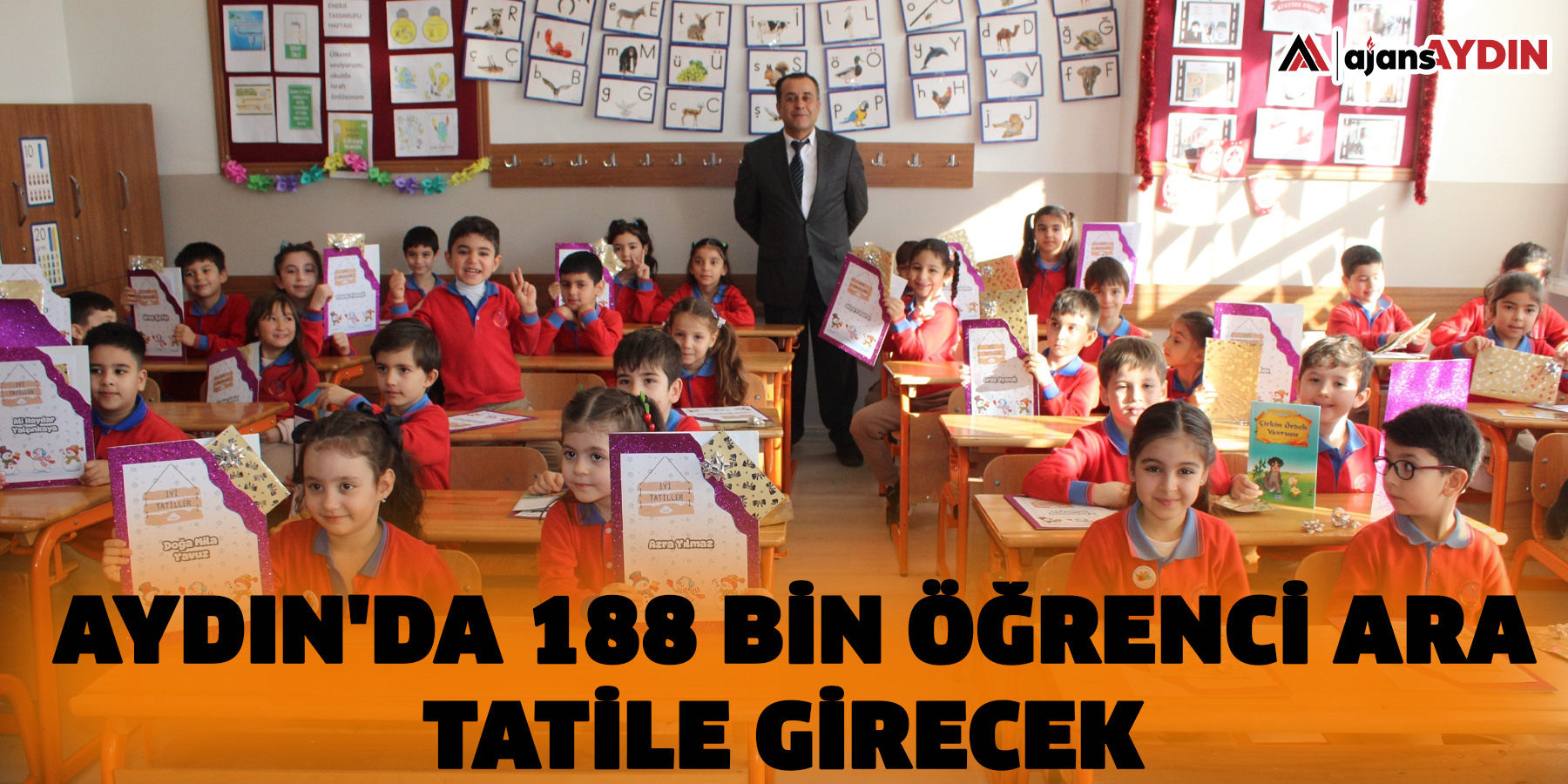 Aydın'da 188 bin öğrenci ara tatile girecek