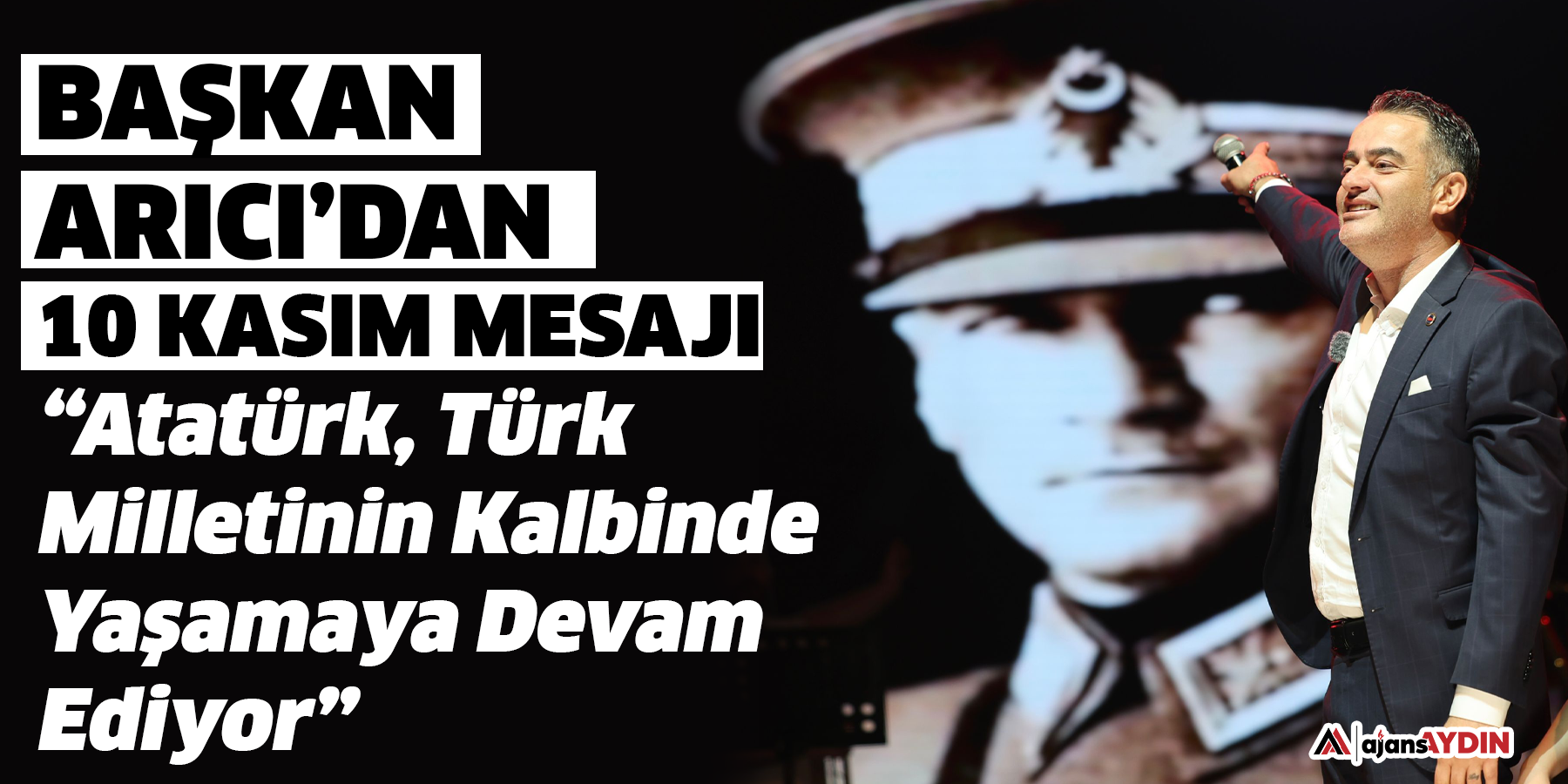 Başkan Arıcı’dan 10 Kasım Mesajı: “Atatürk, Türk Milletinin Kalbinde Yaşamaya Devam Ediyor”