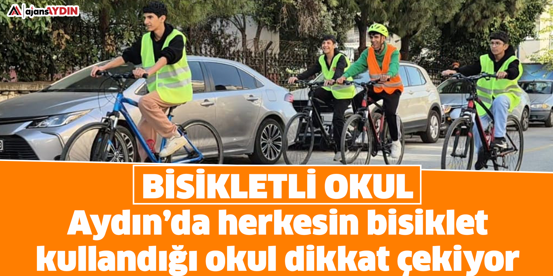 Bisikletli okul:  Aydın’da herkesin bisiklet kullandığı okul dikkat çekiyor
