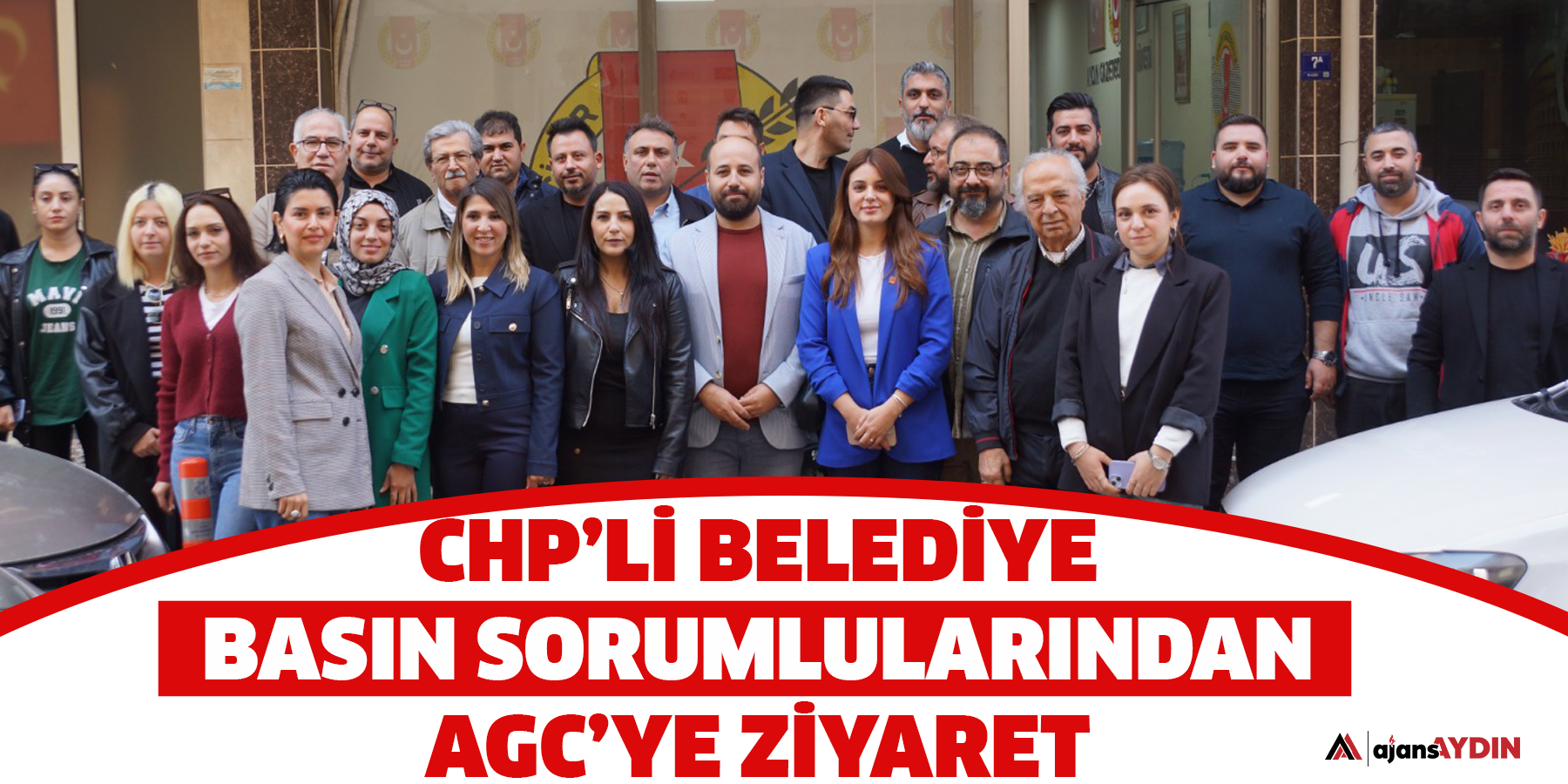 CHP’li Belediye  Basın Sorumlularından  AGC’ye ziyaret
