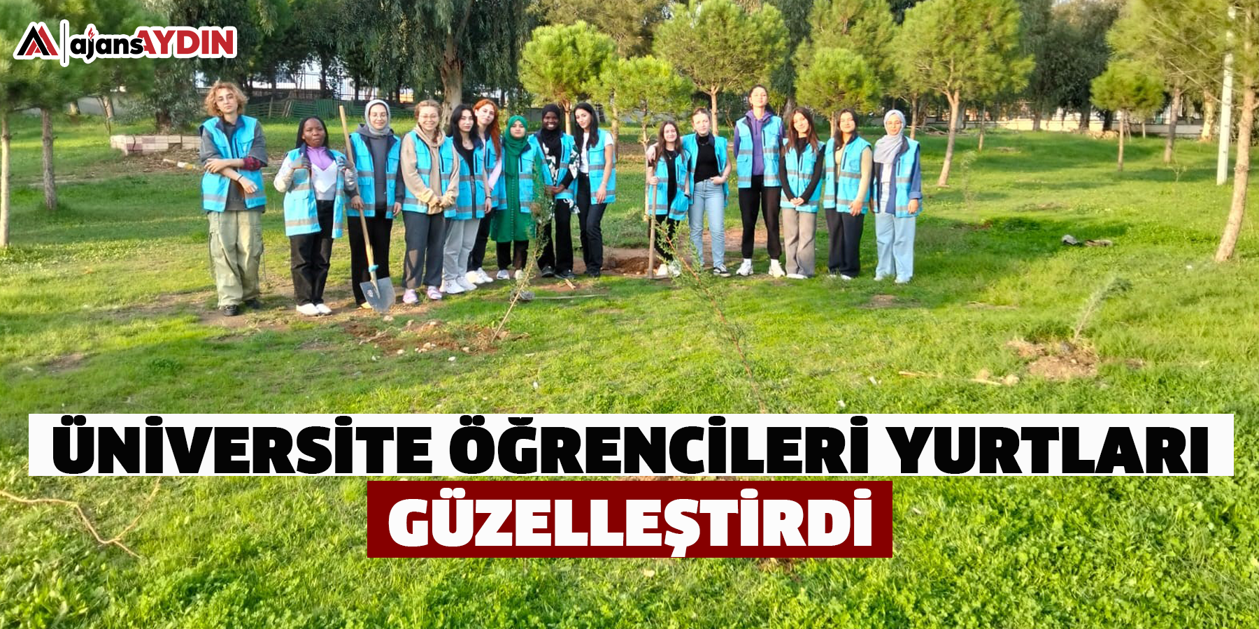 Üniversite öğrencileri yurtları güzelleştirdi
