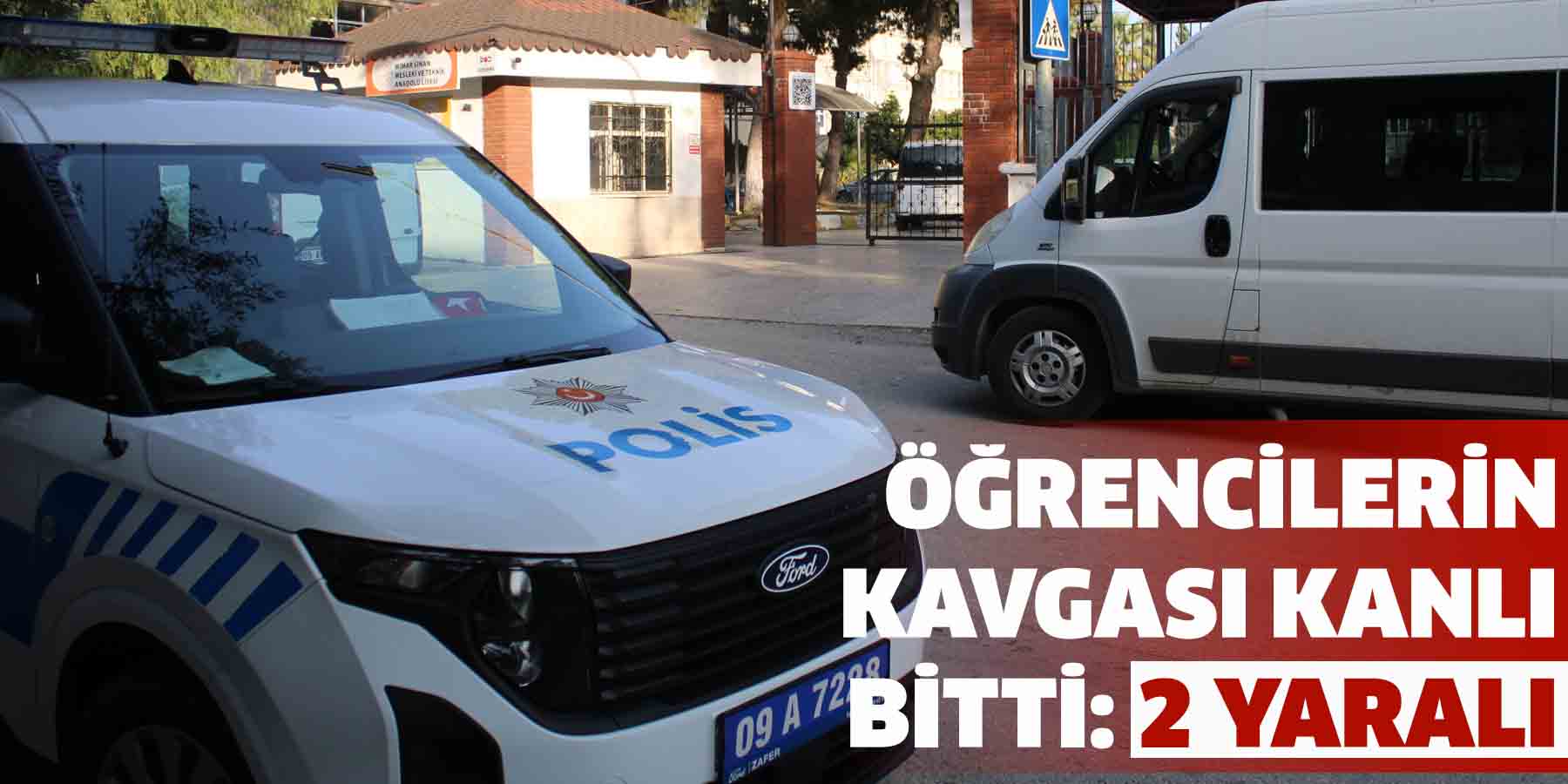 Öğrencilerin kavgası kanlı bitti: 2 yaralı