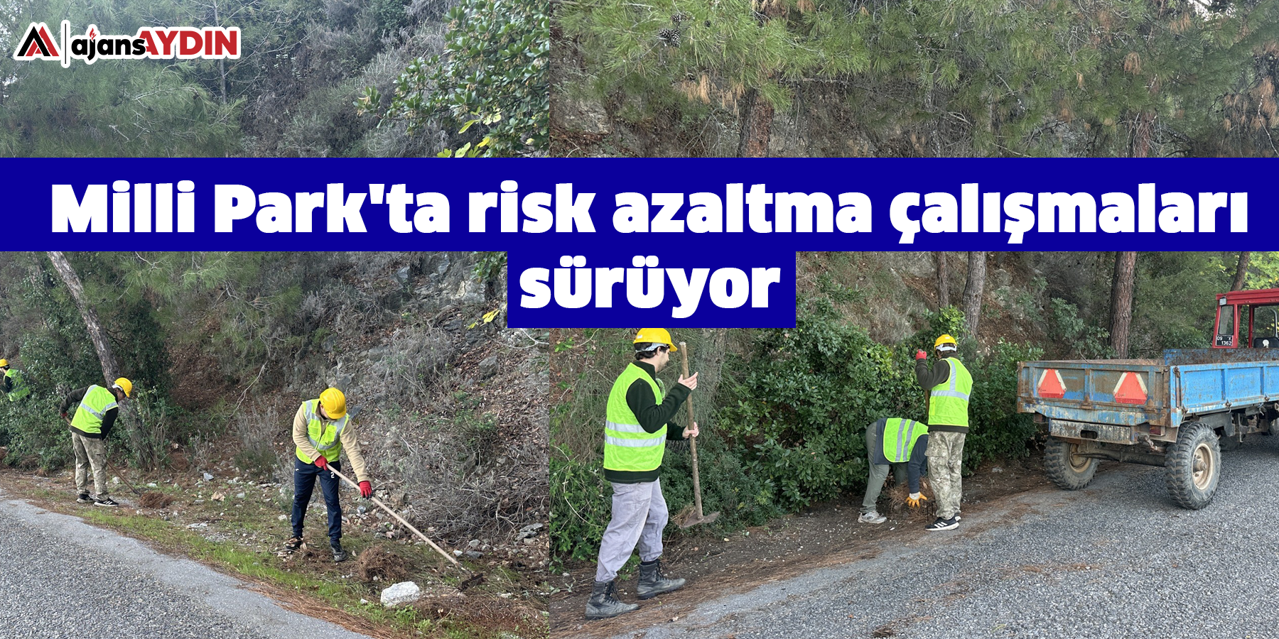 Milli Park'ta risk azaltma çalışmaları sürüyor