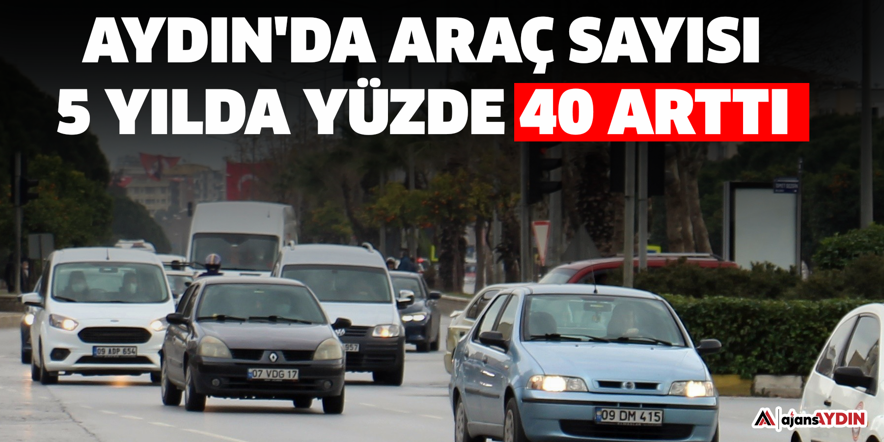 Aydın'da araç sayısı 5 yılda yüzde 40 arttı