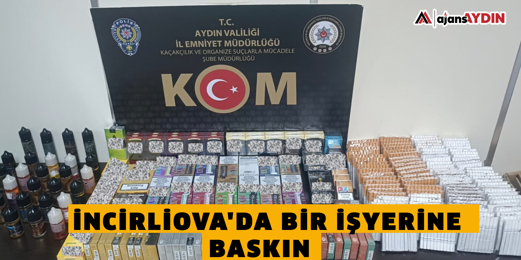 İncirliova'da bir işyerine baskın