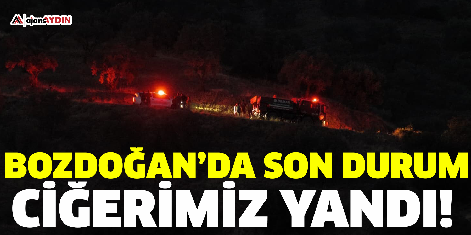 Bozdoğan’da son durum  Ciğerimiz yandı!