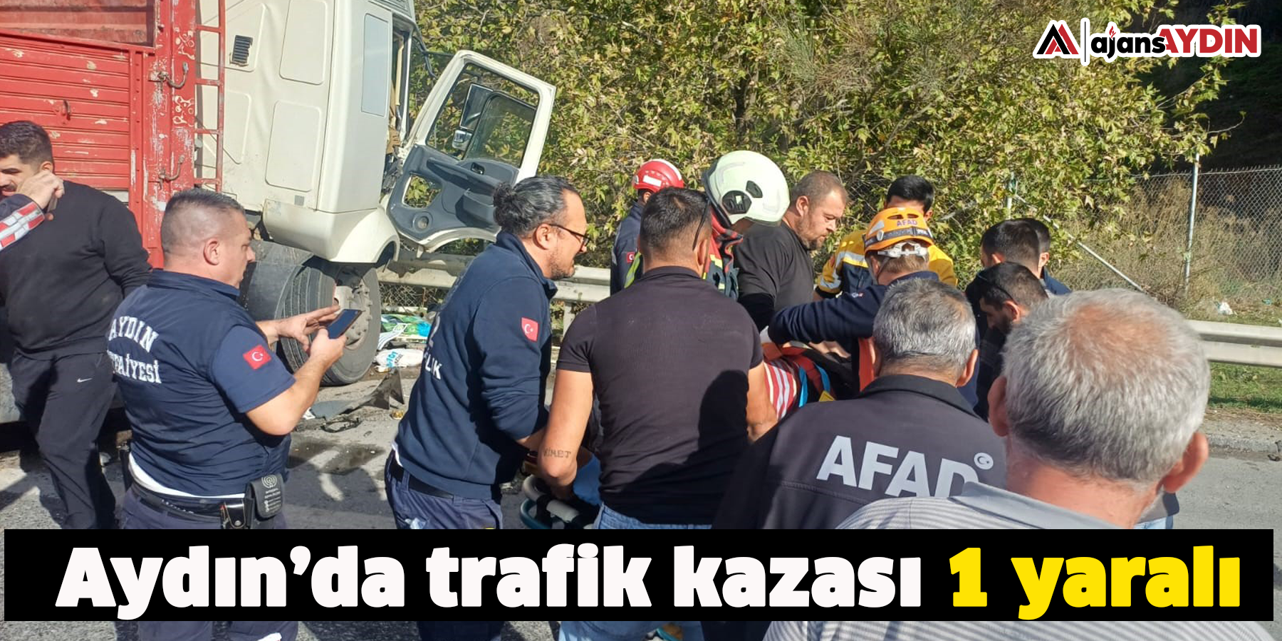 Aydın’da trafik kazası: 1 yaralı