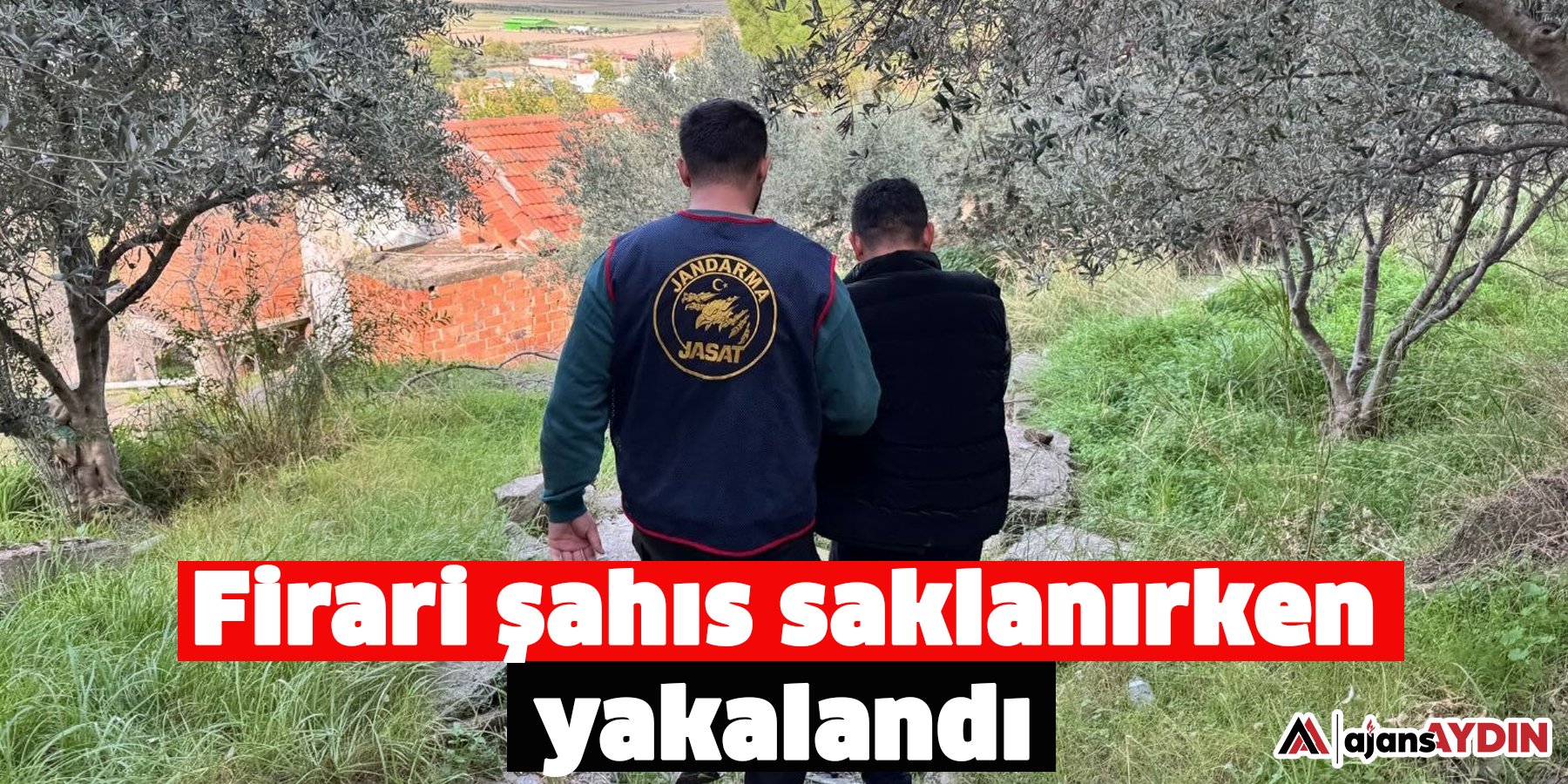 Firari şahıs saklanırken yakalandı