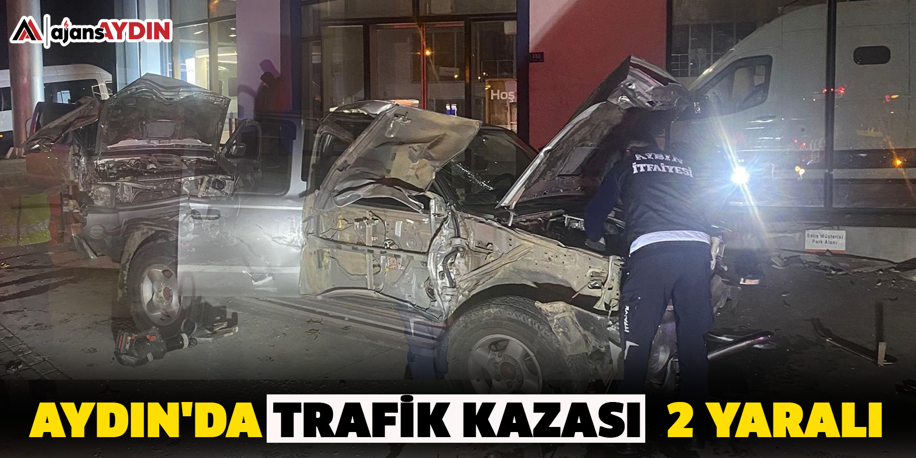 Aydın'da trafik kazası: 2 yaralı