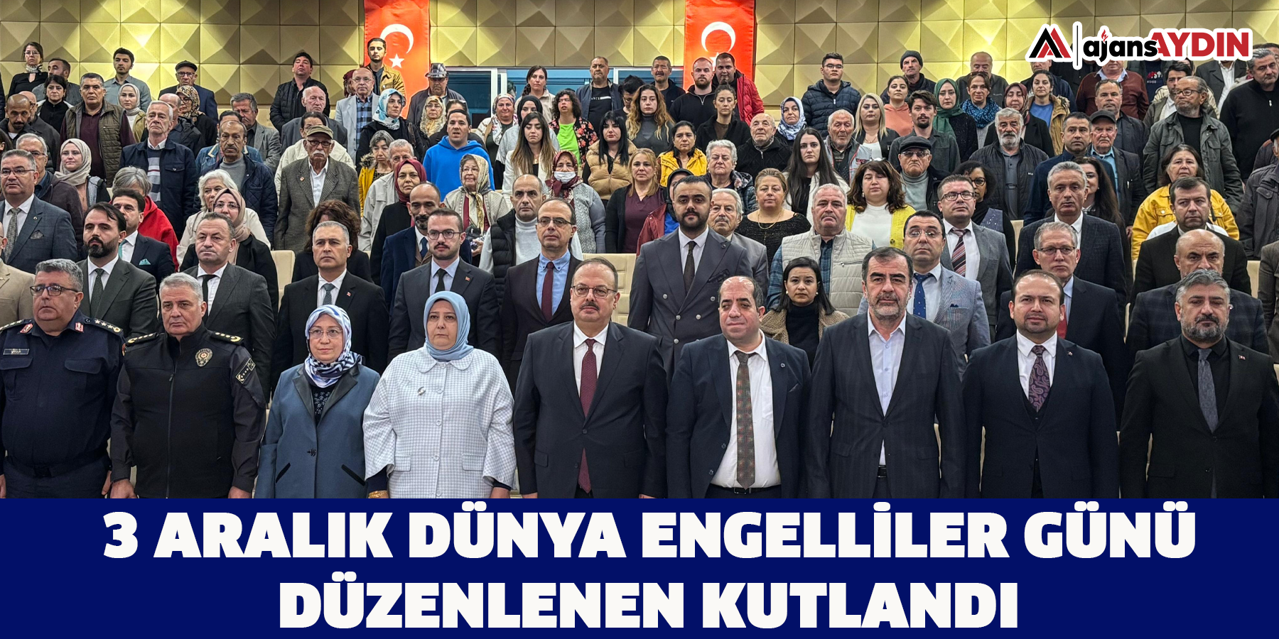 3 Aralık Dünya engelliler günü düzenlenen kutlandı