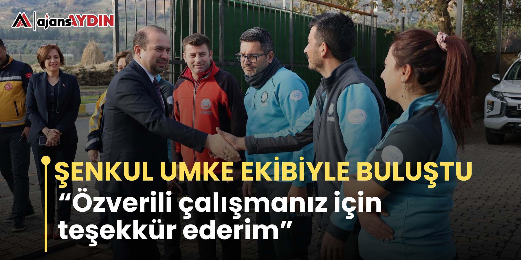 İl Sağlık Müdürü Şenkul UMKE ekibiyle bir araya geldi