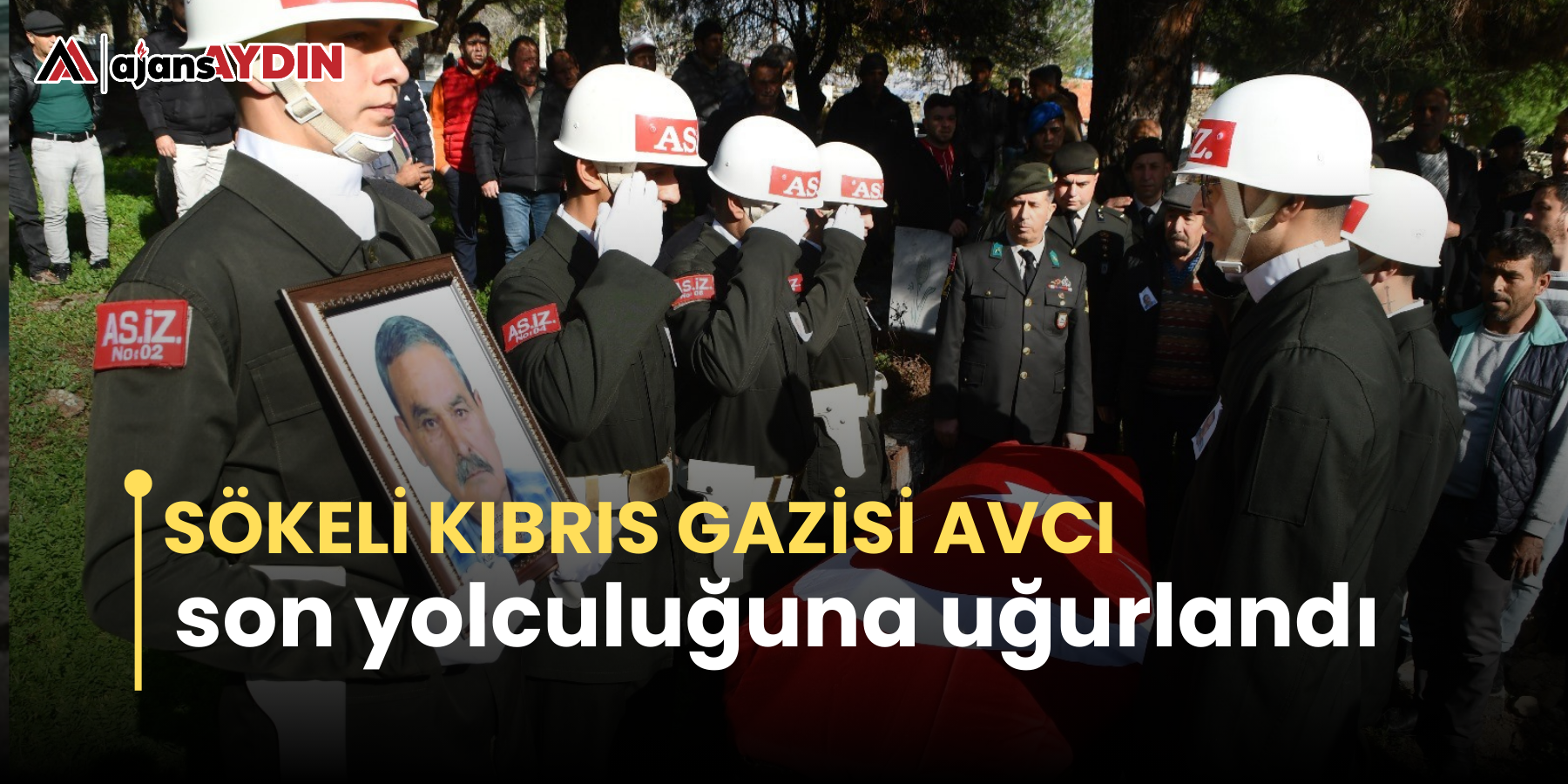 Sökeli Kıbrıs Gazisi Avcı son yolculuğuna uğurlandı