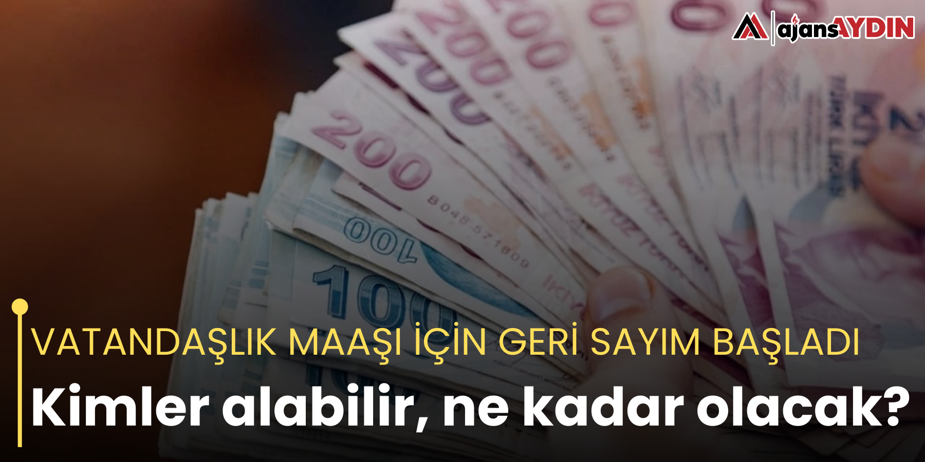 VATANDAŞLIK MAAŞI İÇİN GERİ SAYIM BAŞLADI Kimler alabilir, ne kadar olacak?