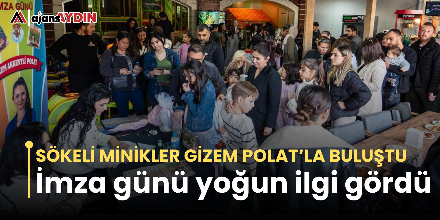 Sökelİ Mİnİkler Gİzem Polat’la Buluştu! İmza günü yoğun ilgi gördü