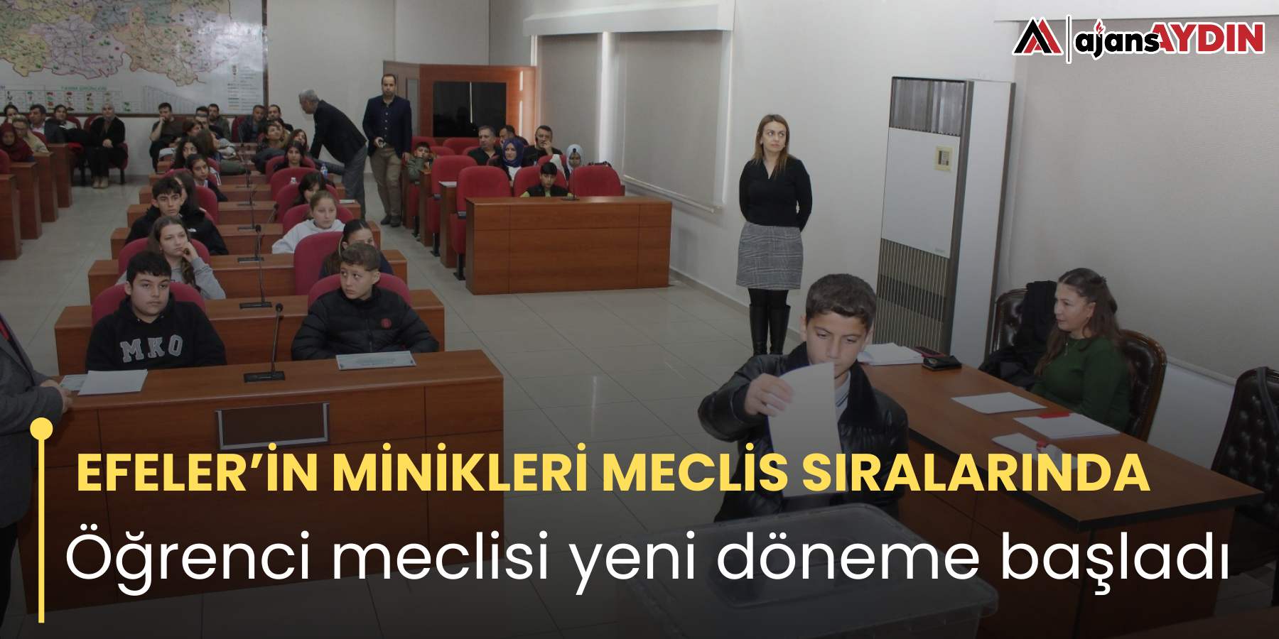 EFELER’İN MİNİKLERİ MECLİS SIRALARINDA Öğrenci meclisi yeni döneme başladı