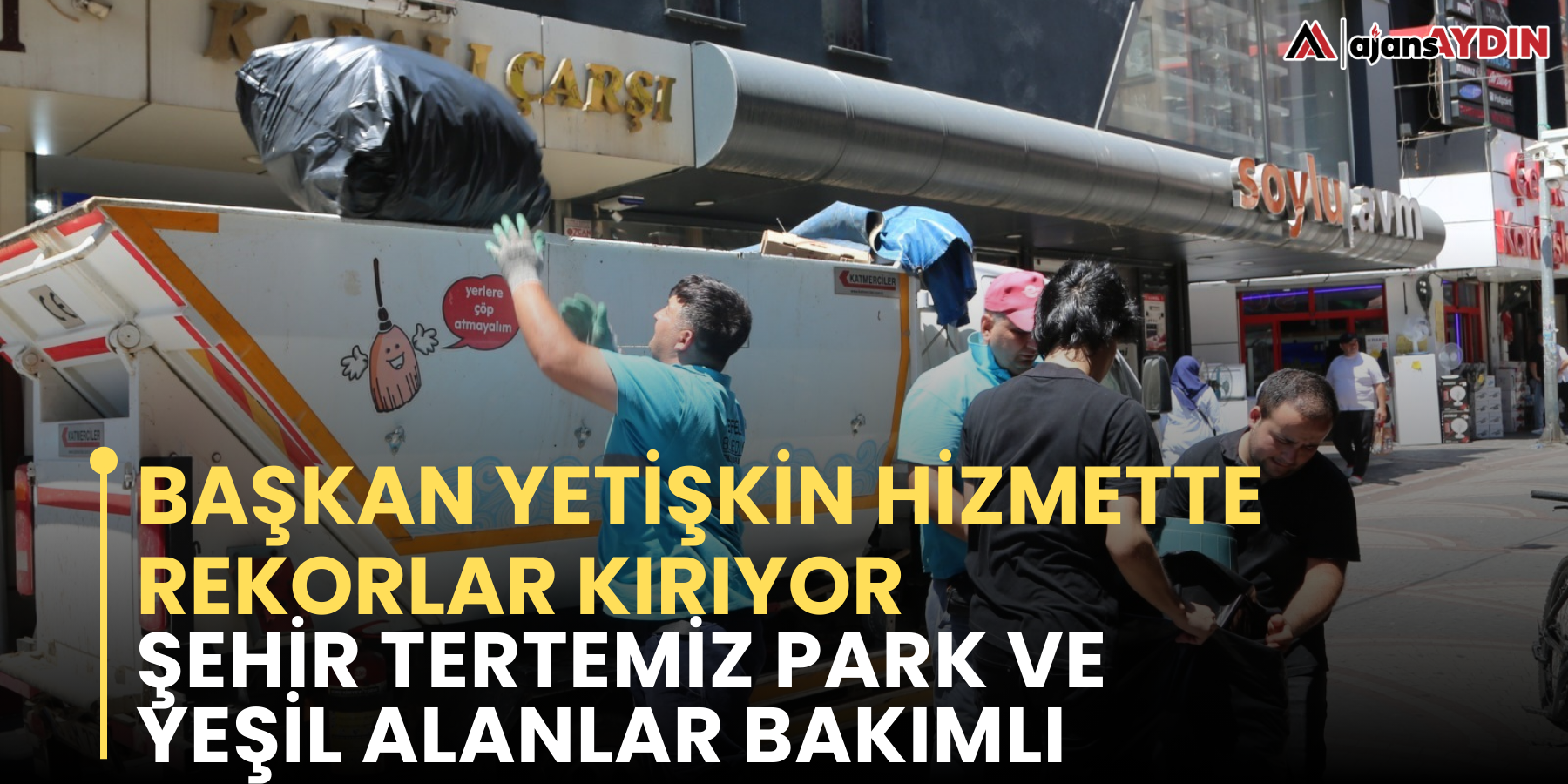 Başkan Yetişkin Hizmette Rekorlar Kırıyor  Şehir Tertemiz Park Ve Yeşil Alanlar Bakımlı