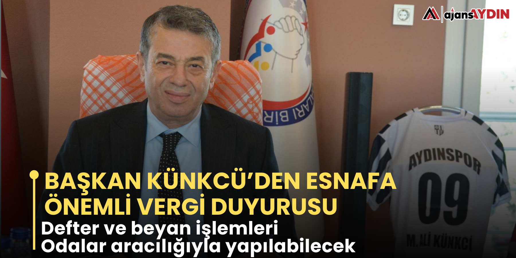Başkan Künkcü’den esnafa önemli vergi duyurusu:  defter ve beyan işlemleri Odalar aracılığıyla yapılabilecek