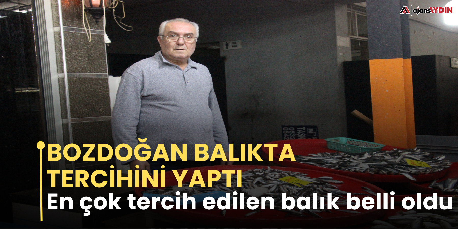 Bozdoğan balıkta tercihini yaptı  En çok tercih edilen balık belli oldu