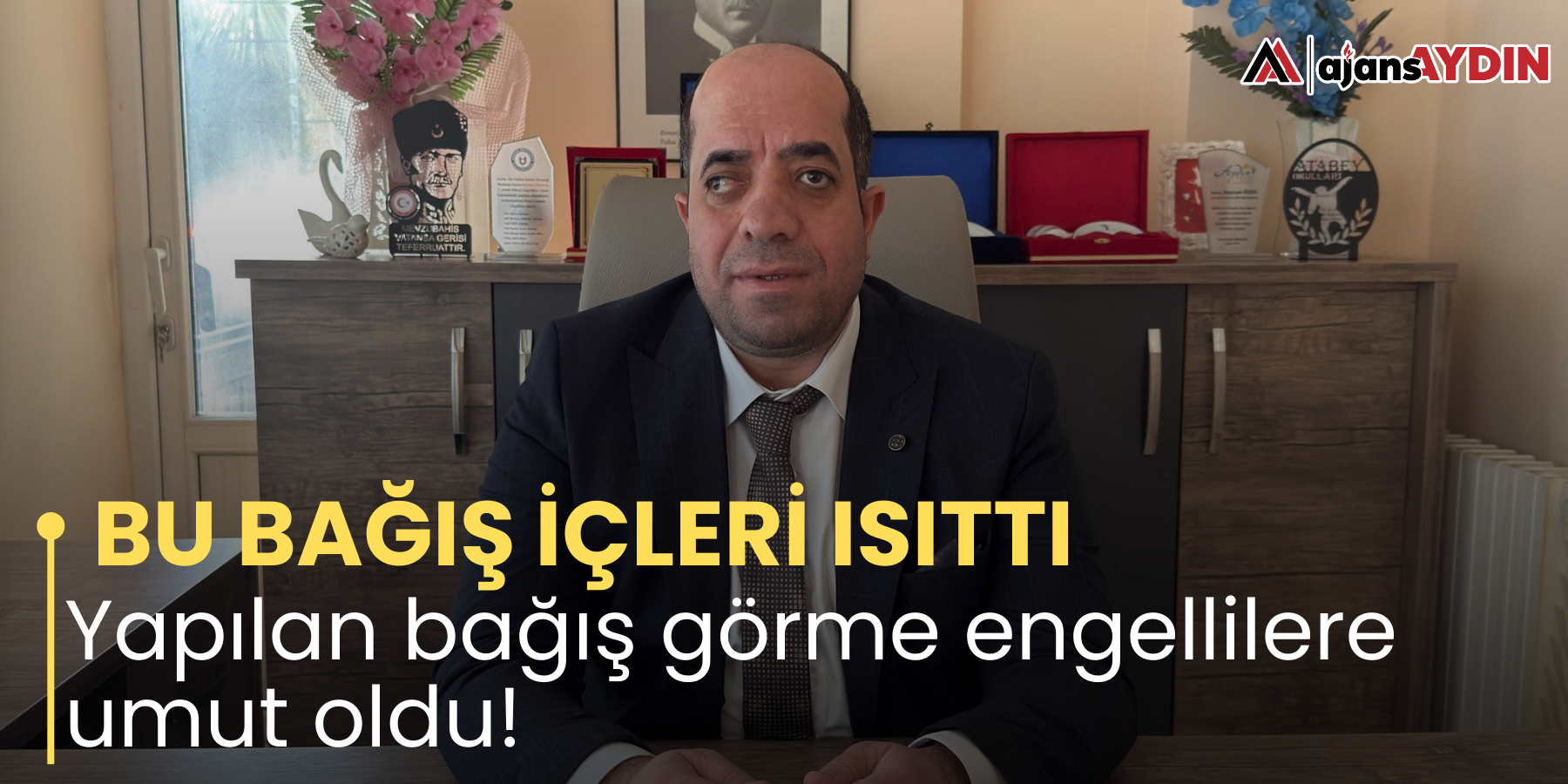 BU BAĞIŞ İÇLERİ ISITTI Yapılan bağış görme engellilere umut oldu!