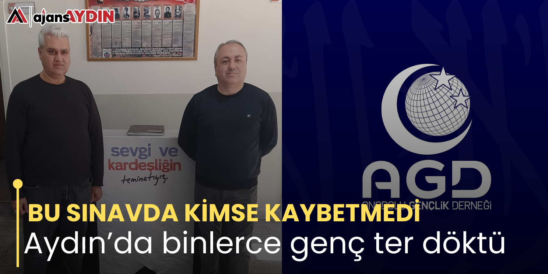 BU SINAVDA KİMSE KAYBETMEDİ Aydın’da binlerce genç ter döktü