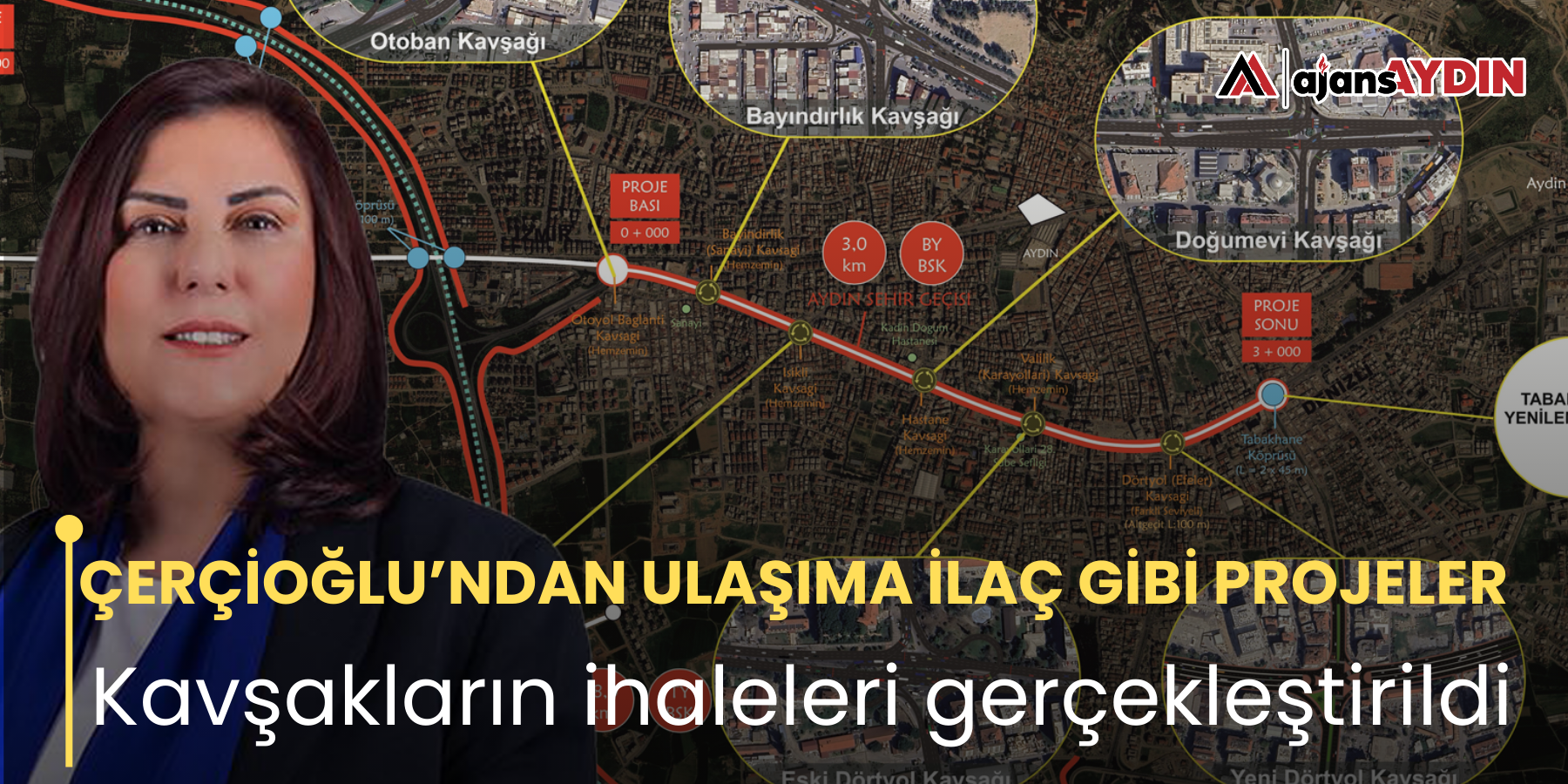 ÇERÇİOĞLU’NDAN ULAŞIMA İLAÇ GİBİ PROJELER   Kavşakların ihaleleri gerçekleştirildi