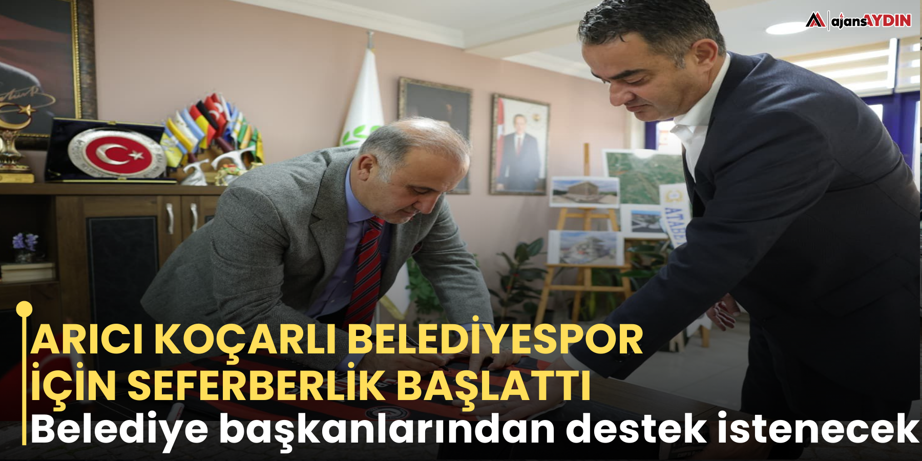 Başkan Arıcı Koçarlı Belediyespor için seferberlik başlattı  Tüm ilçe belediye başkanlarından destek istenecek