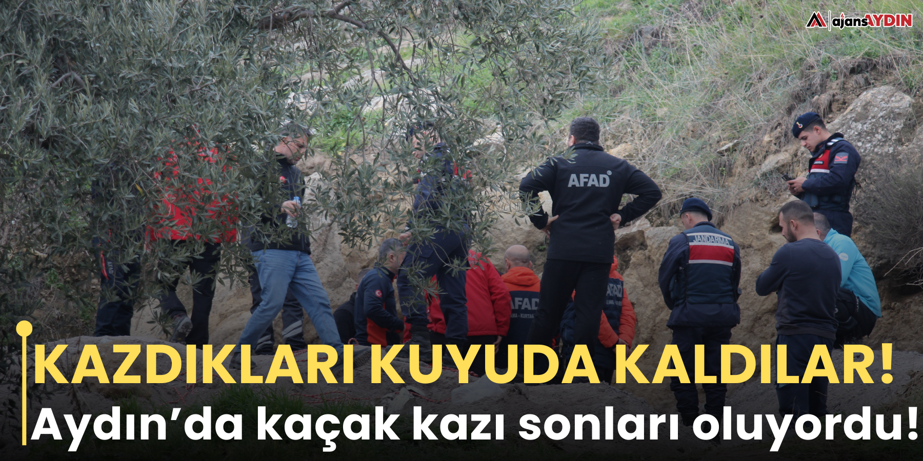 Aydın’da kaçak kazı sonları oluyordu!  Kazdıkları kuyuda kaldılar!