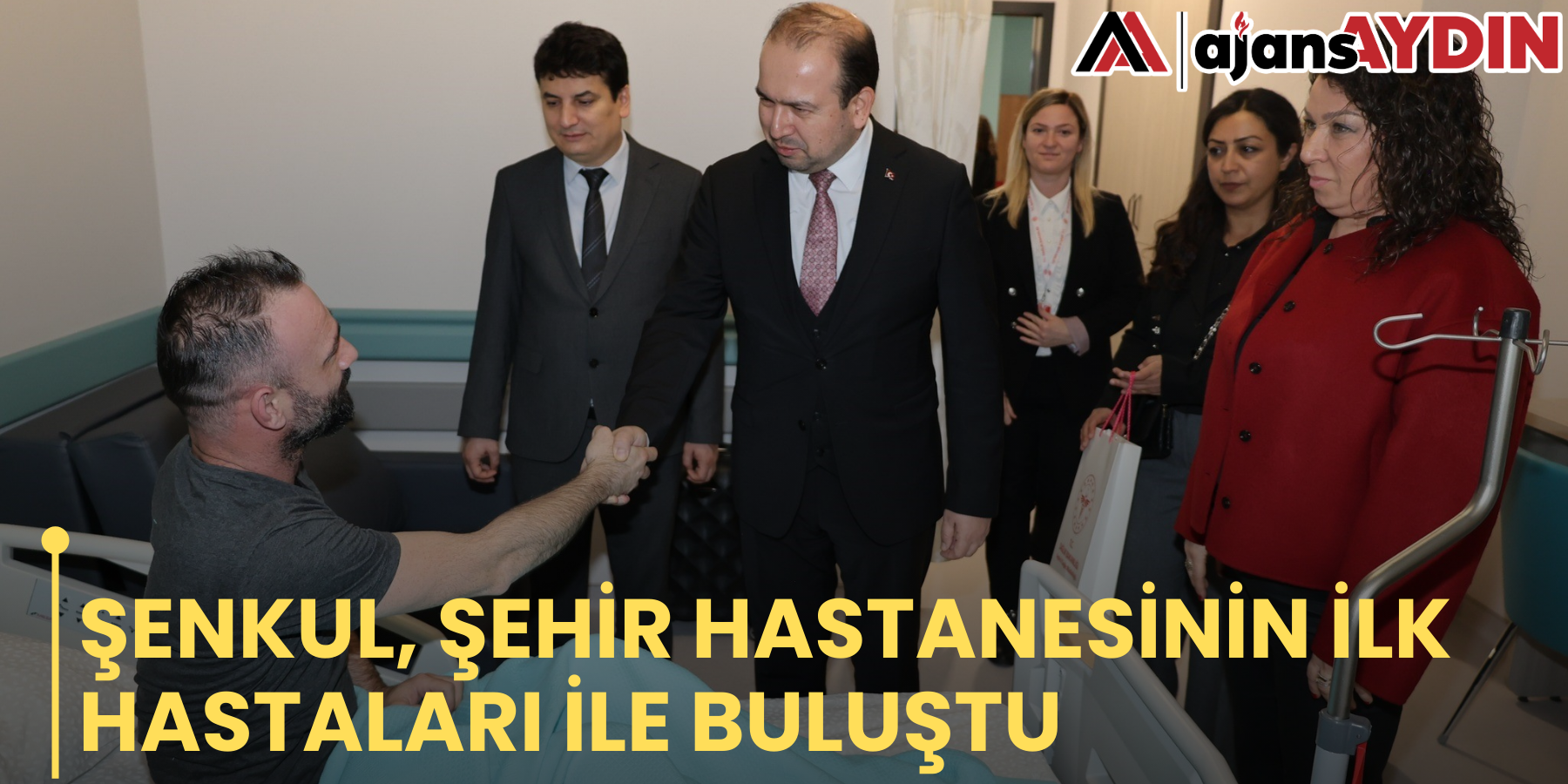 ŞENKUL, ŞEHİR HASTANESİNİN İLK HASTALARI İLE BULUŞTU