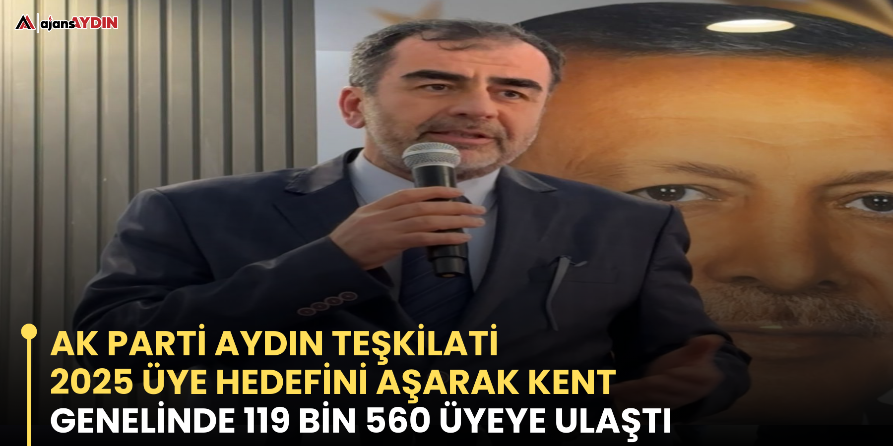 AK Parti Aydın Teşkilatı, 2025 üye hedefini aşarak kent genelinde 119 bin 560 üyeye ulaştı