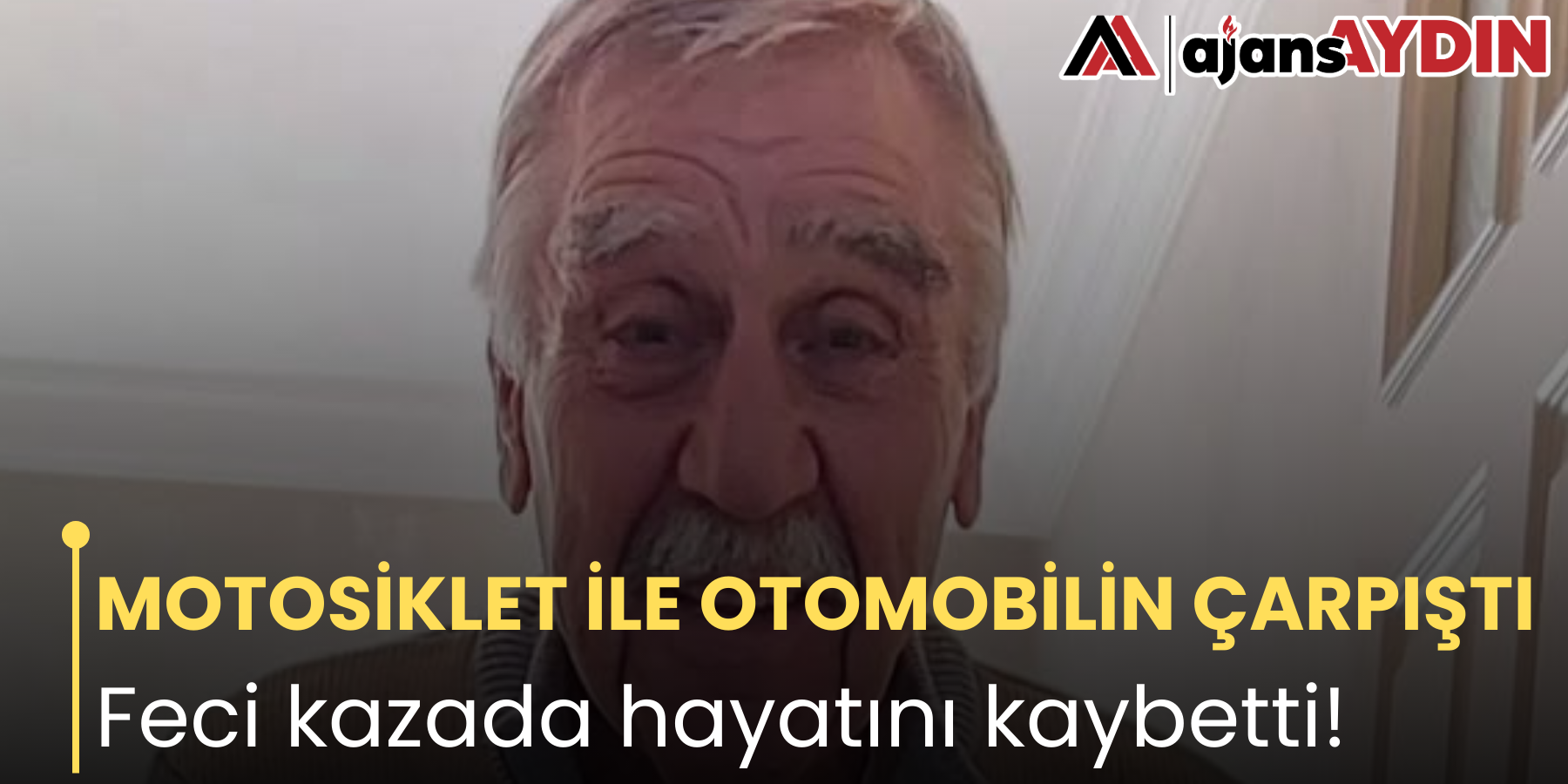 MOTOSİKLET İLE OTOMOBİLİN ÇARPIŞTI Feci kazada hayatını kaybetti!