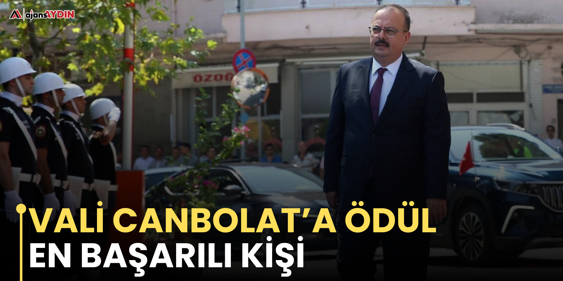 Vali Canbolat’a ödül  En başarılı kişi