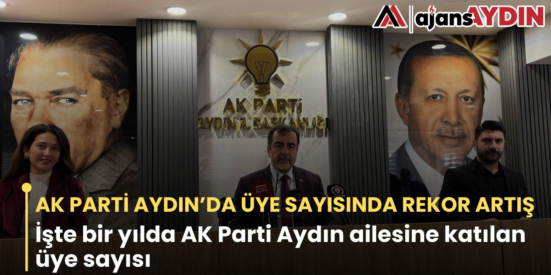 AK PARTİ AYDIN’DA ÜYE SAYISINDA REKOR ARTIŞ İşte bir yılda AK Parti Aydın ailesine katılan üye sayısı